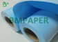80g Two Sides Blue Printing Drawing CAD Plotter Tracing Paper In Roll
