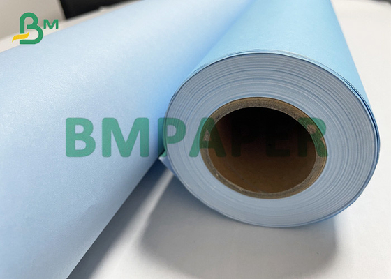 80g Double Sided Blue CAD Plotter Paper For Design Portrayal