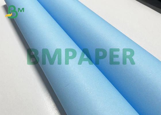 80g Double Sided Blue CAD Plotter Paper For Design Portrayal