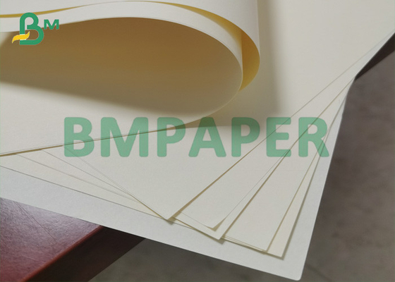 80g 20lb Beige Glazed Printing Paper Thin Woodfree Writing Paper For Notebook