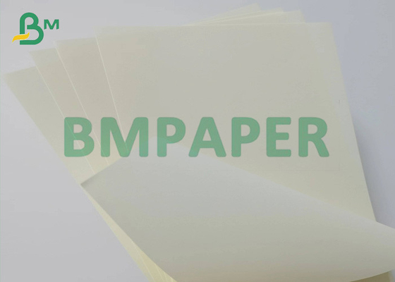 80g 20lb Beige Glazed Printing Paper Thin Woodfree Writing Paper For Notebook