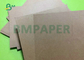 Recycled Food Grade 200GSM 250GSM 300 GSM Unbleached Kraft Paper Roll For Food Box