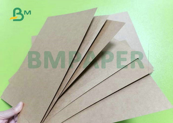 Recycled Food Grade 200GSM 250GSM 300 GSM Unbleached Kraft Paper Roll For Food Box