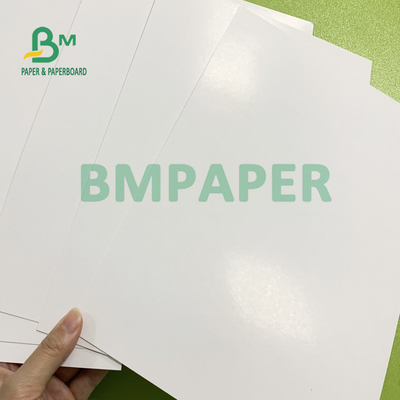 140gsm Glossy Coated Art Paper For Name Cards 846mm X 1055mm High Whiteness