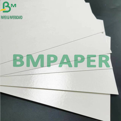 0.4 - 2mm Good Thickness Strong Water Absorption Beermat PE Coated Natural White Board