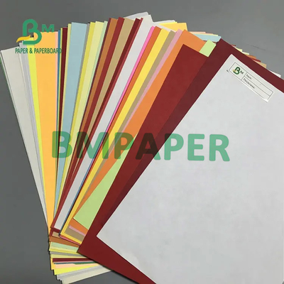 Red Color Uncoated Bristol Paper 70gsm To 250gsm Multiple Color Customisation Materials