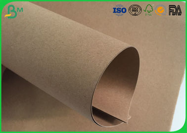 Grade AAA Kraft Brown Paper Roll , Test Liner Paper For Making Corrugated Box