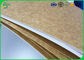One Side Coted White Top Linerboard , Kraft Paper Rolls For Food Packaging Box