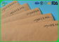 100% Wood Pulp Brown Kraft Liner Paper 35 Gsm - 100gsm For Paper Bag Free Samples