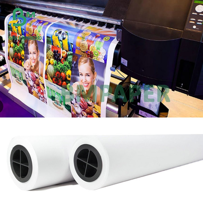 24''x150' 24lb Coated Bond Paper 2'' Core For Color Poster Inkjet Printing