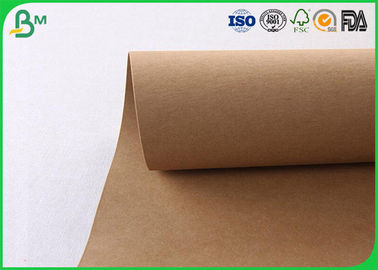 Different Color Washable Kraft Liner Paper Roll For Making Bag / Wallet