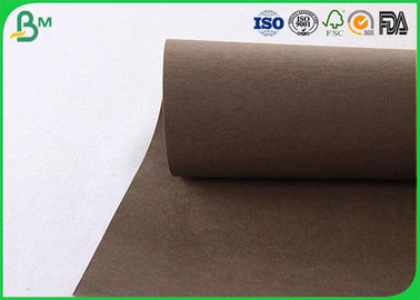 Different Color Washable Kraft Liner Paper Roll For Making Bag / Wallet