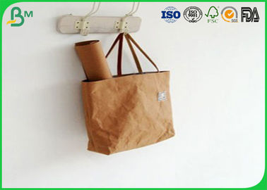 Colorful Washable Kraft Paper Fabric , 150CM Reinforced Kraft Paper For Present Box