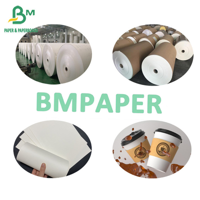 White Cup Paper Disposable Coffee Cup Special Paper For Hot Or Cold Drinks 210g 230g 240g 260g 280g