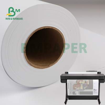 20lb Bond 2&quot; Core Wide Format Inkjet CAD Plotter Paper For Drawing 36&quot; x 300'