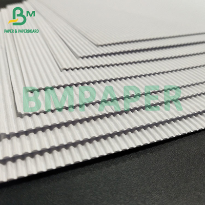 Stable Wide Applicability Two Layers Of White F Flute Paper 1mm For Cosmetic Products Packing