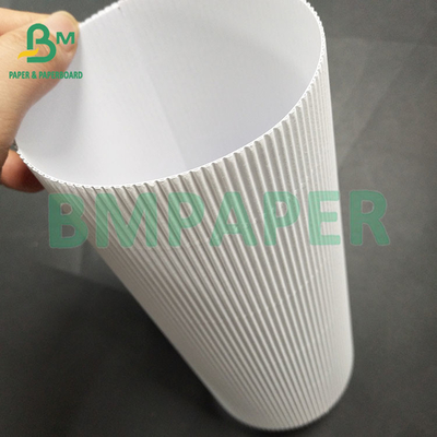 Stable Wide Applicability Two Layers Of White F Flute Paper 1mm For Cosmetic Products Packing