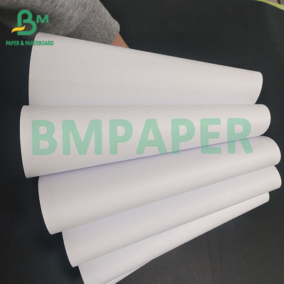 24&quot;*150ft 20lb Coil 2 Inches White CAD Bond Paper For Engineering Drawing 36&quot;*150ft