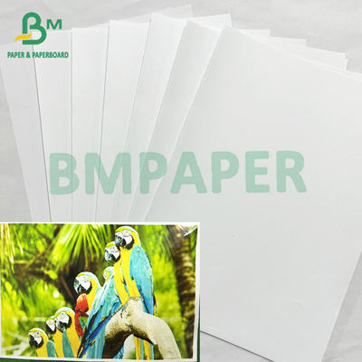 128gsm white waterproof 4R A4 photo paper for digital printer