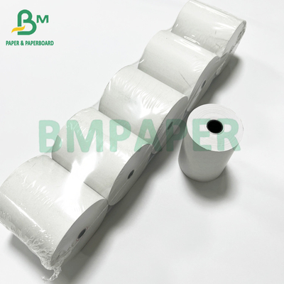 55gsm 80mm * 75m Blank White POS Receipt Thermal Paper Jumbo Roll