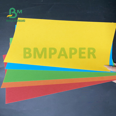 70gsm 75gsm two side uncoated  color woodfree paper for star origami paper