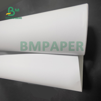 100gsm 180gsm Signle Side Coated CAD Matte Paper Roll For Graphics 24&quot; x 100'