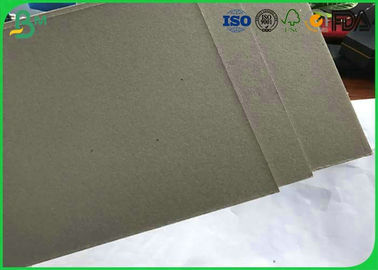 0.6mm 0.9mm 0.95mm Large Cardboard Sheets , Carton Gris / Gray Coated Recycled Board