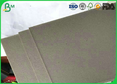 0.6mm 0.9mm 0.95mm Large Cardboard Sheets , Carton Gris / Gray Coated Recycled Board