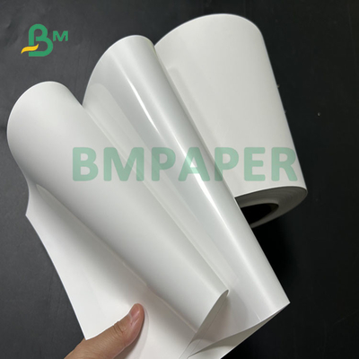 120um 130um 150um 1090mm Width Glossy One side Thermal Synthetic Paper For  Making Wrist band