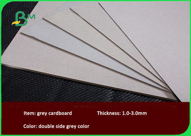 Recycled 1.5mm Grey Board Paper Strong Stiffness For Hard Book Covering