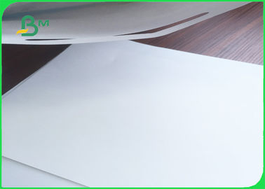 Virgin Pulp White Kraft Liner Paper Sheet / Roll 100gsm For Shopping Bags