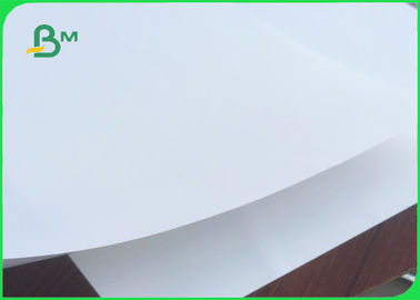 Virgin Pulp White Kraft Liner Paper Sheet / Roll 100gsm For Shopping Bags