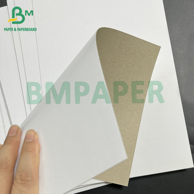 Recycled Pulp Packing Box 230gsm 350gsm C1S Grey Back Cardboard