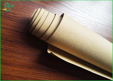 Washable Kraft Wrapping Paper Rolls With White / Red Color Matte Surface