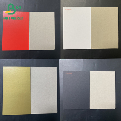 1.0mm1.5mm Laminated Color Thick Board Black Red Gold Gray Brown One Side With Gray Back