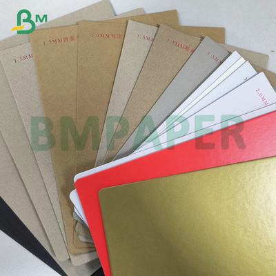 Multi-color Thick Laminated Paperboard 1mm  1.5mm 2mm For Making Rigid Boxes