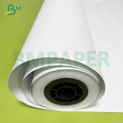 24# 28# Color Poster Coated Bond Paper White Roll For Wide Format Inkjet Printer