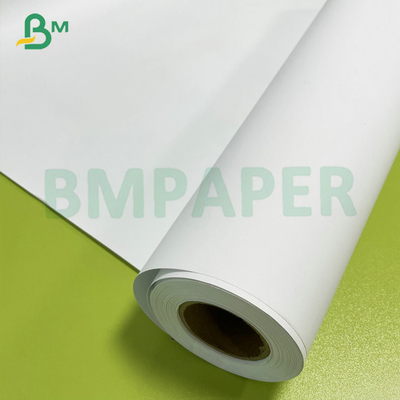 24# 28# Color Poster Coated Bond Paper White Roll For Wide Format Inkjet Printer