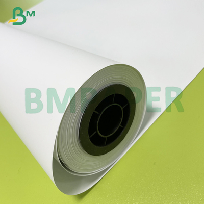 24# 28# Color Poster Coated Bond Paper White Roll For Wide Format Inkjet Printer