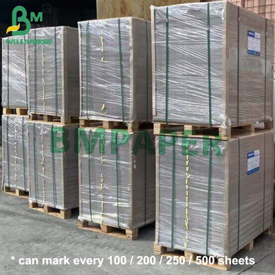 1mm 820gsm 2sides White Coated Laminated Paperboard With Grey Middle Duplex Board