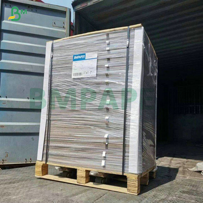 1.2mm 1.5mm 2 Side Coated White Laminated Cardboard For Cosmetic Packaging Boxes 70x100cm