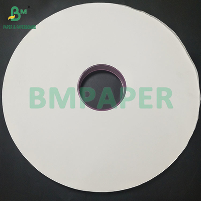 24gsm 32mm Food Grade Degradable White Straw Wrapping Paper For Straw Packing