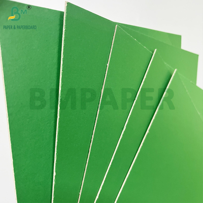 Good Stiffness 1.2mm Grey Back Green Lacquered Carton Board Laminated