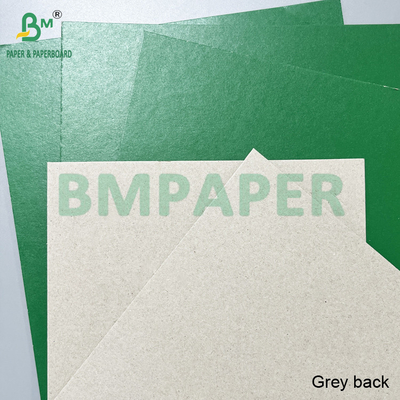 Good Stiffness 1.2mm Grey Back Green Lacquered Carton Board Laminated