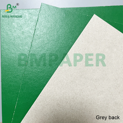 Good Stiffness 1.2mm Grey Back Green Lacquered Carton Board Laminated