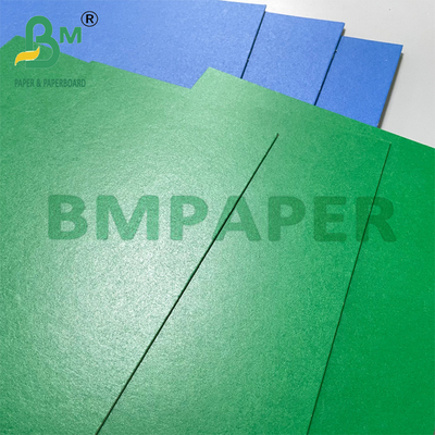 1.2mm 1.4mm One - sided Green Blue Laminated Board Card For Book Cover