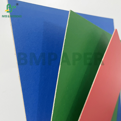 High Stiffness Coated Red Green with Grey Back 2mm Thick Hard Board