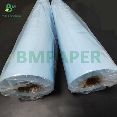 80gsm Double Sided Digital Blueprint Paper For Architects 20'' x 50yards 2'' Core