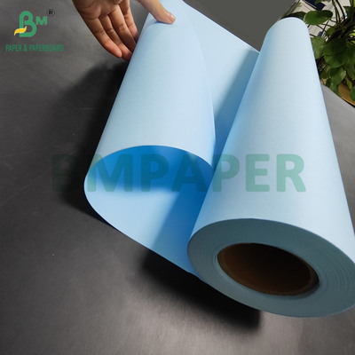 80gsm Double Sided Digital Blueprint Paper For Architects 20'' x 50yards 2'' Core