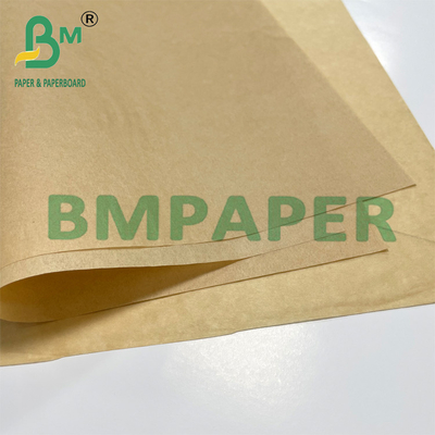 30 - 60gsm Greaseproof Baking Paper For Steaming And Wrapping Brown Color